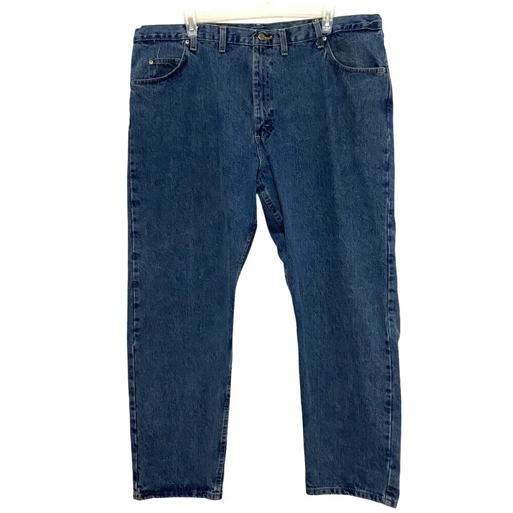 Wrangler Mens Jeans 44x32 Bootcut Western Cowboy Rodeo Work Wear Country Classic